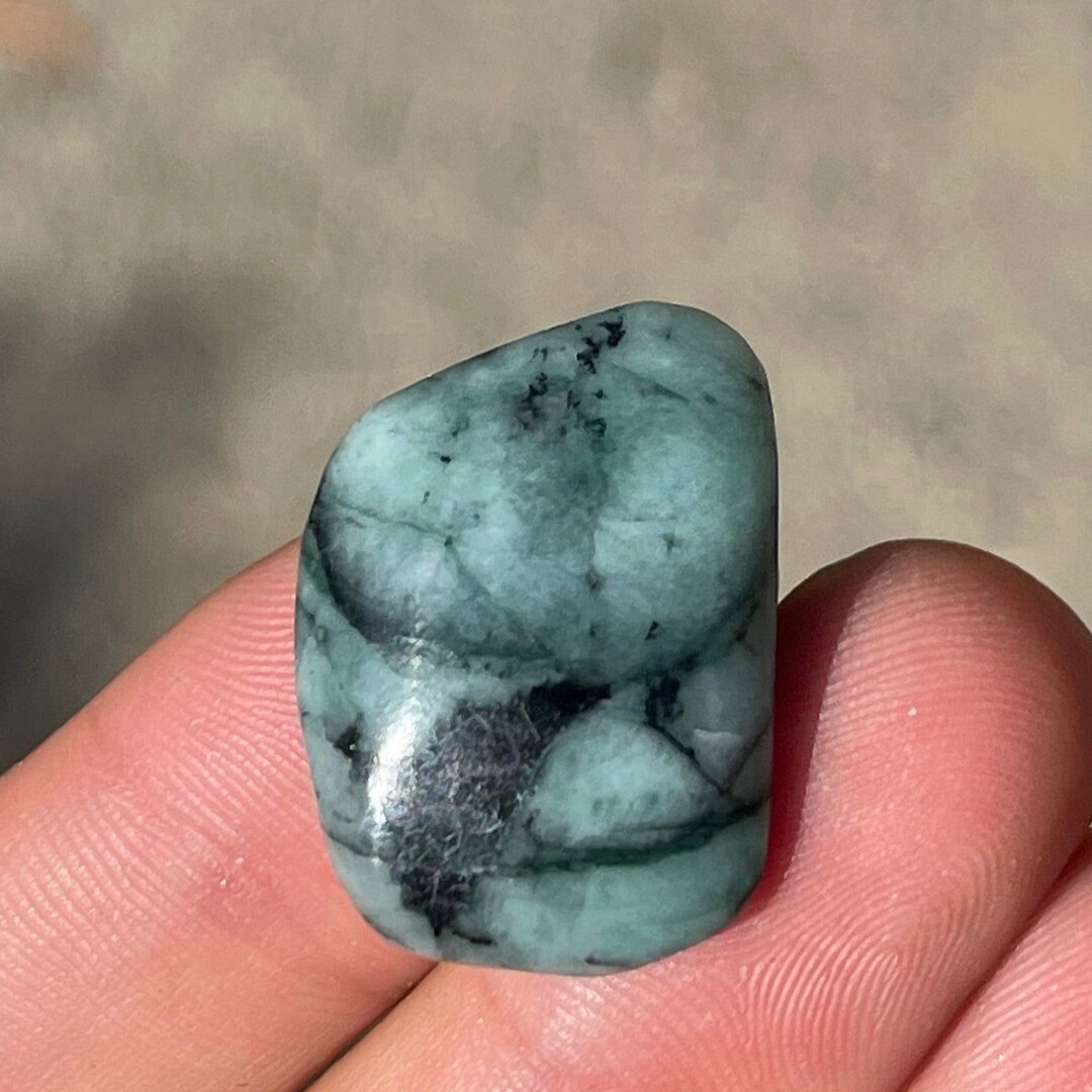 RARE - 20 Carat Crabtree Mine North Carolina Emerald Cabochon - Rare ...
