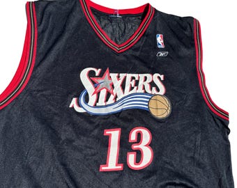 Vintage Wilt Chamberlin Sixers-tröja 76ers storlek 2XL Reebok