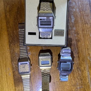 Vintage Seiko Digital Watches