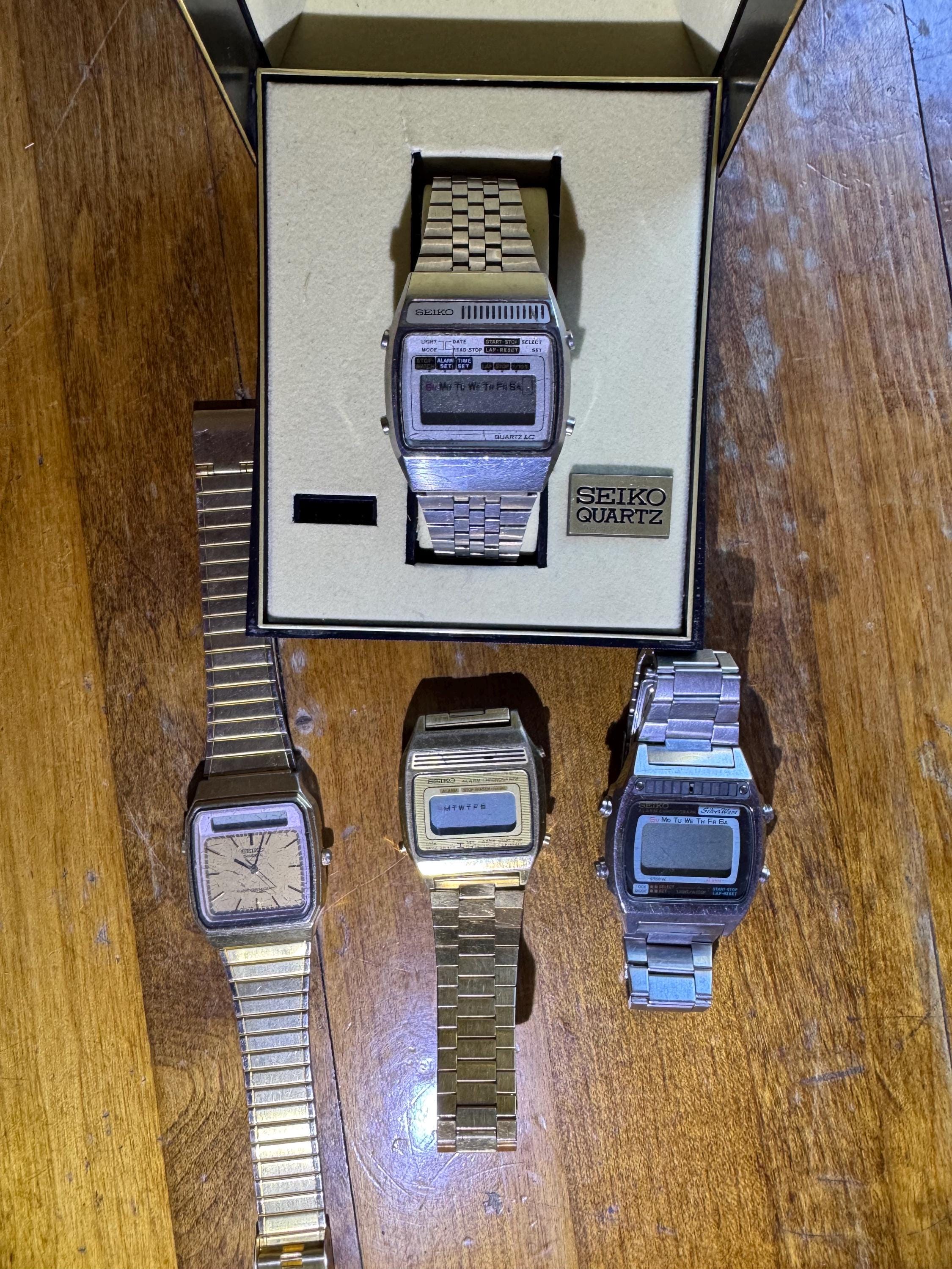 Seiko vintage digital watches - Etsy 日本