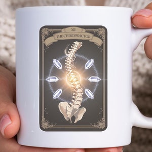 Chiropractic, Chiropractor Gift, Chiropractor, Chiropractor Tarot Card Mug, Gift Ideas For Chiropractor, Chiropractor Gift For Men Or Women