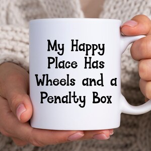 Roller Derby Coffee Mug, Gift Ideas For Roller Derby Player, Funny Roller Derby Novelty Cup For Women Or Men
