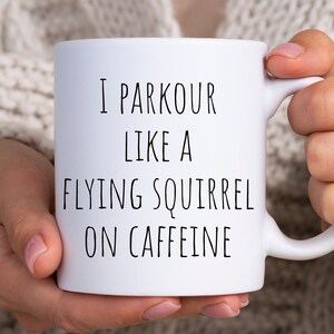 Parkour Mug, Parkour Gift, Parkour Athlete Gift, Street Gymnastics Lover, Urban Acrobat Gift, Parkour Gifts, Free Running Gift