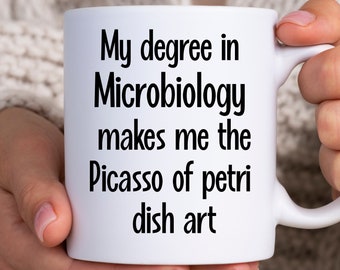 Microbiology Mug, Microbiology, Microbiology Gift, Microbiologist Gift, Microbiology Graduation Gift, Microbiology Teacher Gift