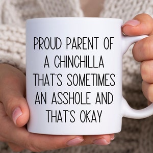 Chinchilla Mug, Chinchilla Gift, Gift Idea For Chinchilla Lover, Chinchilla Owner Gift, Chinchilla Mom Gift, Chinchilla Dad Gift