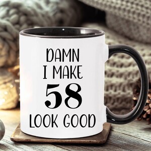 58th Birthday Mug, 58th Birthday Gifts For Men, 58th Birthday Gift For Women, 58 Year Old Gift, Gift Idea For 58th Birthday