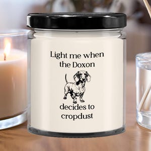 Doxon Dog Gifts, Doxon Dog Gifts For Women, Doxon Candle, Dog Fart Candle, Doxon Mom Gift, Doxon Dad Gift, Doxon Owner Gift, Doxon Gift