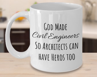 Civil Engineer Coffee Mug, Civil Engineer Gift, Civil Engineer Joke Mugs, Mug for Civil Engineer, Civil Engineering, Engineering Coffee Mug