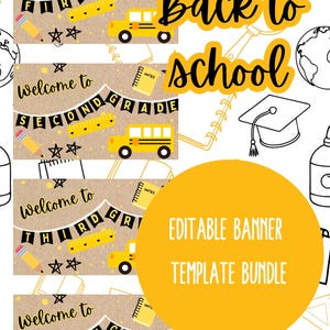Back to School Banner Template