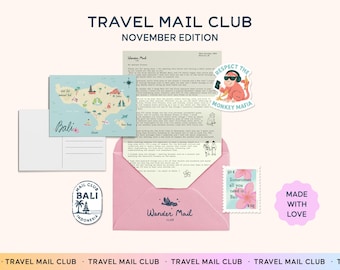 Hand Illustrated Snail Mail Club, Sticker Club, Letter, Art Print, Journaling  Scrapbooking