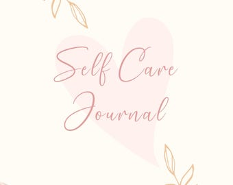Diario de autocuidado, planificador digital de autocuidado, diario de amor propio, planificador de bienestar, PDF de autocuidado, diario de salud mental en PDF