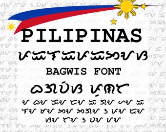 Philippine Baybayin Font Svg TTF, Alibata Font Png, Pre-colonial ...