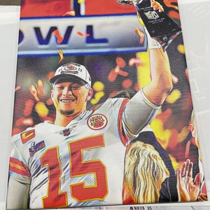 Kansas City Chiefs Patrick Mahomes canvas