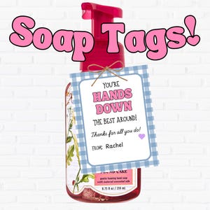 Etichette per saponi per le mani, etichette per saponi Bath and Body Works, senza dubbio le migliori, etichette per disinfettanti per le mani, regalo per insegnanti, regalo per infermieri, regalo per colleghi, regalo per genitori e insegnanti
