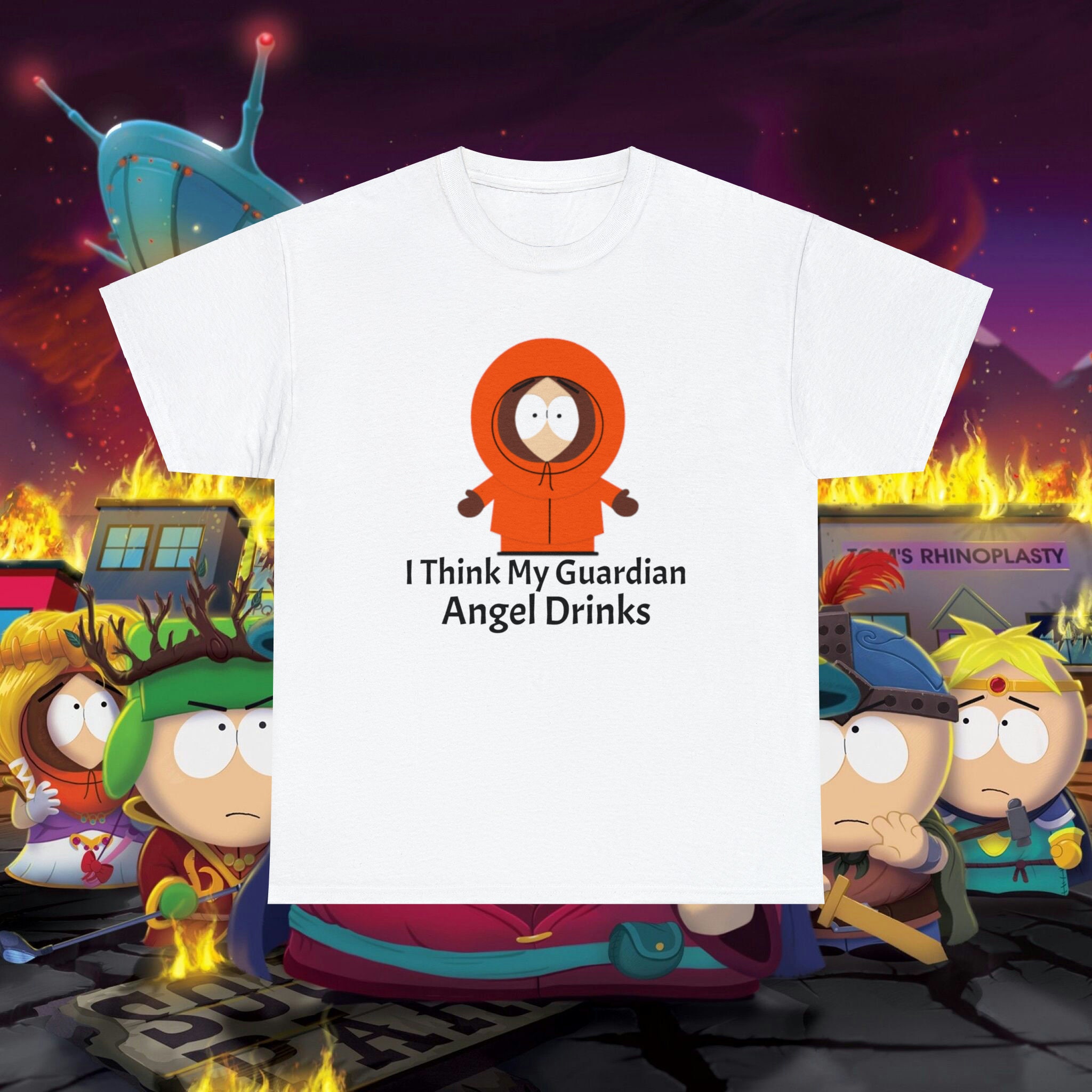 South Park Year Of The Fan CARTMEN KENNY T-Shirt Men´s Size Large