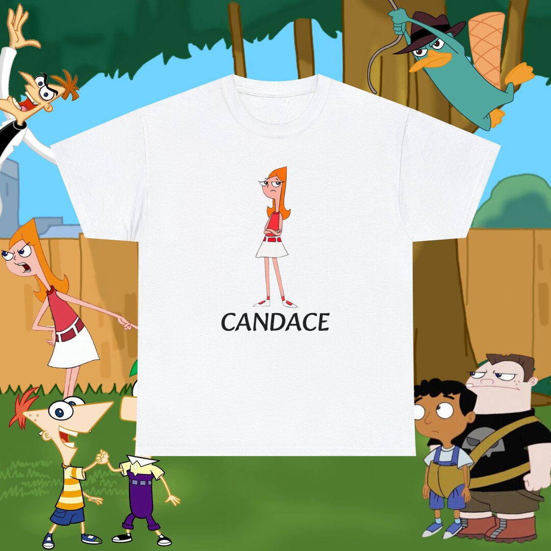 Phineas En Ferb Shirt, Candace Flynn, Big Sister, Funny Cartoon Print