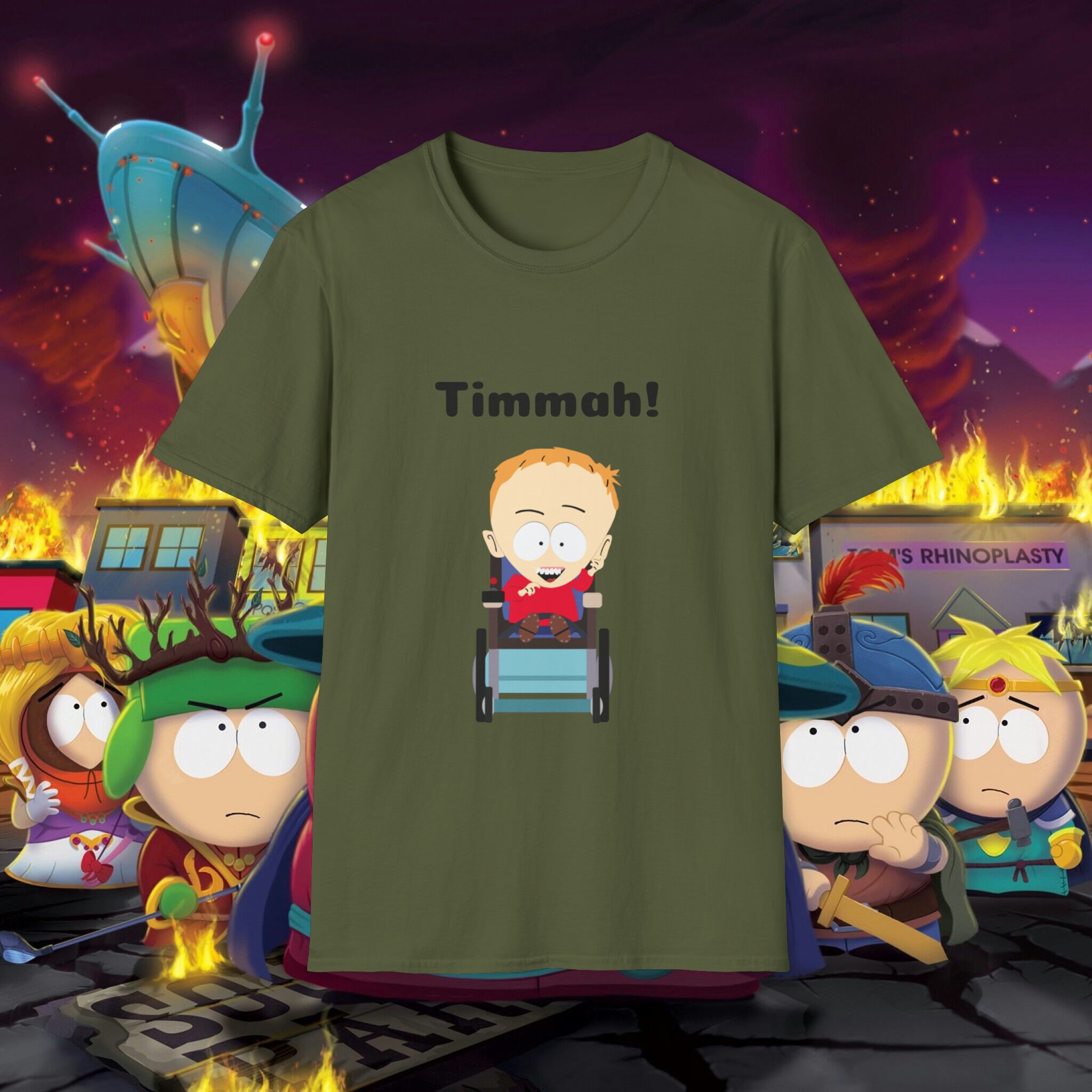 Timmy South Park Tshirt Timmah Gift for South Park Fans Gift for Him