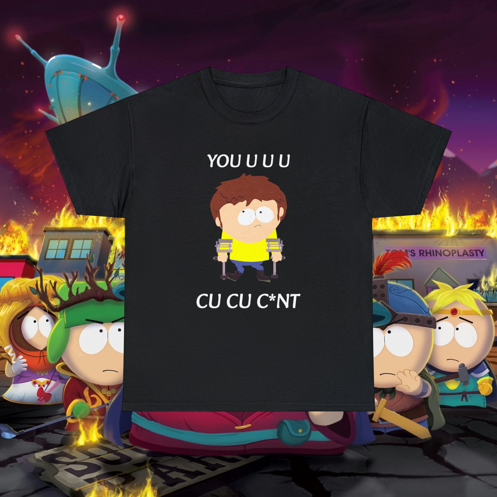 South Park Jimmy Valmer Tee You U U U Cu Cu Cunt Shirt Funny TV Show Tee  for Fans Unique Gift for Southpark Fans - Etsy