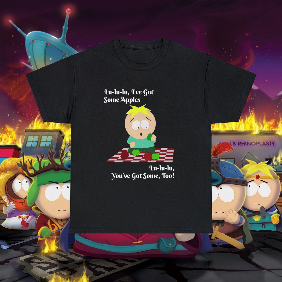 South Park Tshirt, Butters Stotch Tee, lu Lu Lu, TV Show Merch, Gift