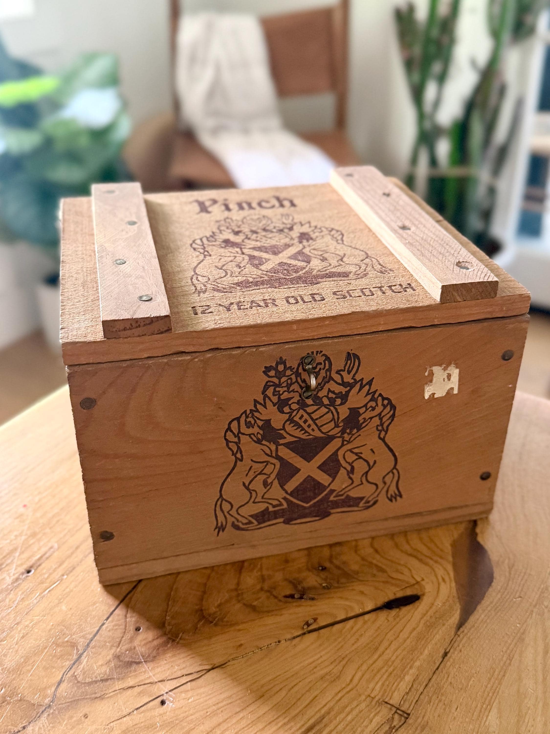 Vintage Whiskey Wooden Box - Etsy