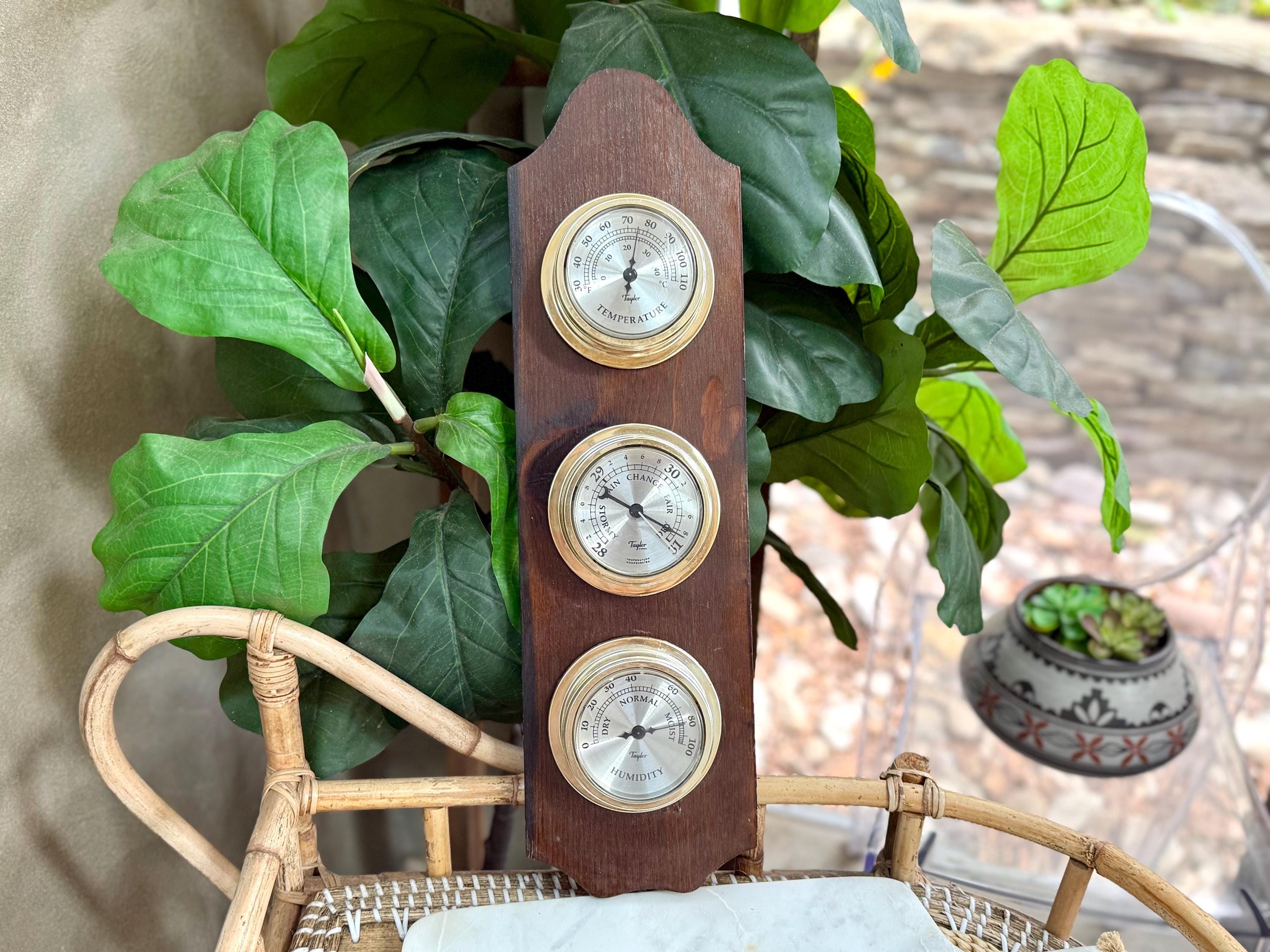 再来年で100年！1927年製 アールデコ 米Taylor社ウェザーステーション Vintage Taylor Barometer - Etsy
