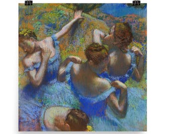 エドガー・ドガ印象派絵画デジタルペーパー、ドガパステル画、印象派