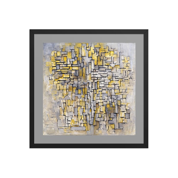 Tableau 2, Composition No. Vii--piet Mondrian Geometric Abstract