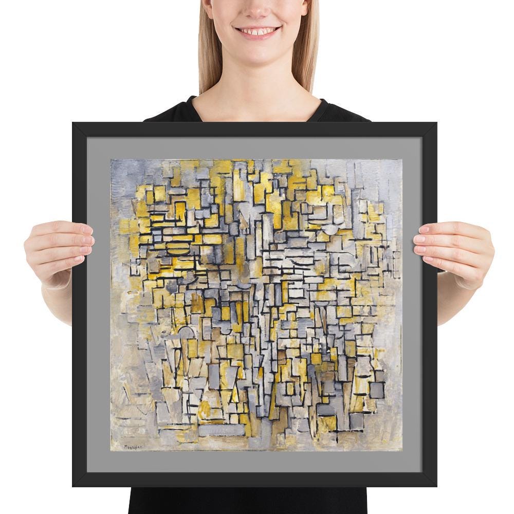 Tableau 2, Composition No. Vii--piet Mondrian Geometric Abstract