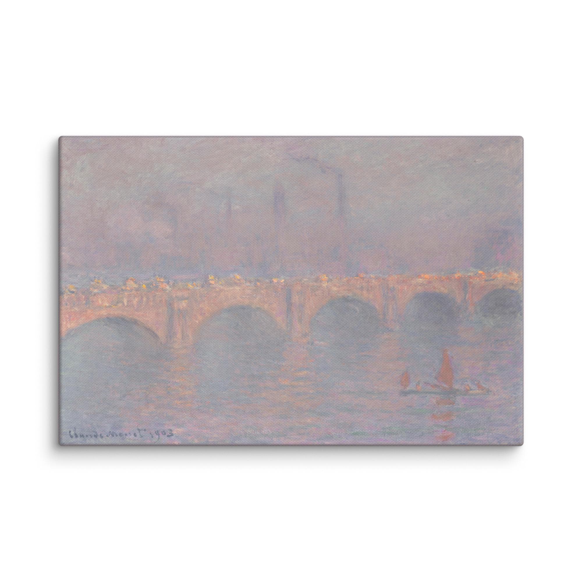 Waterloo Bridge, Soleil Voilé (veiled Sun)--claude Monet