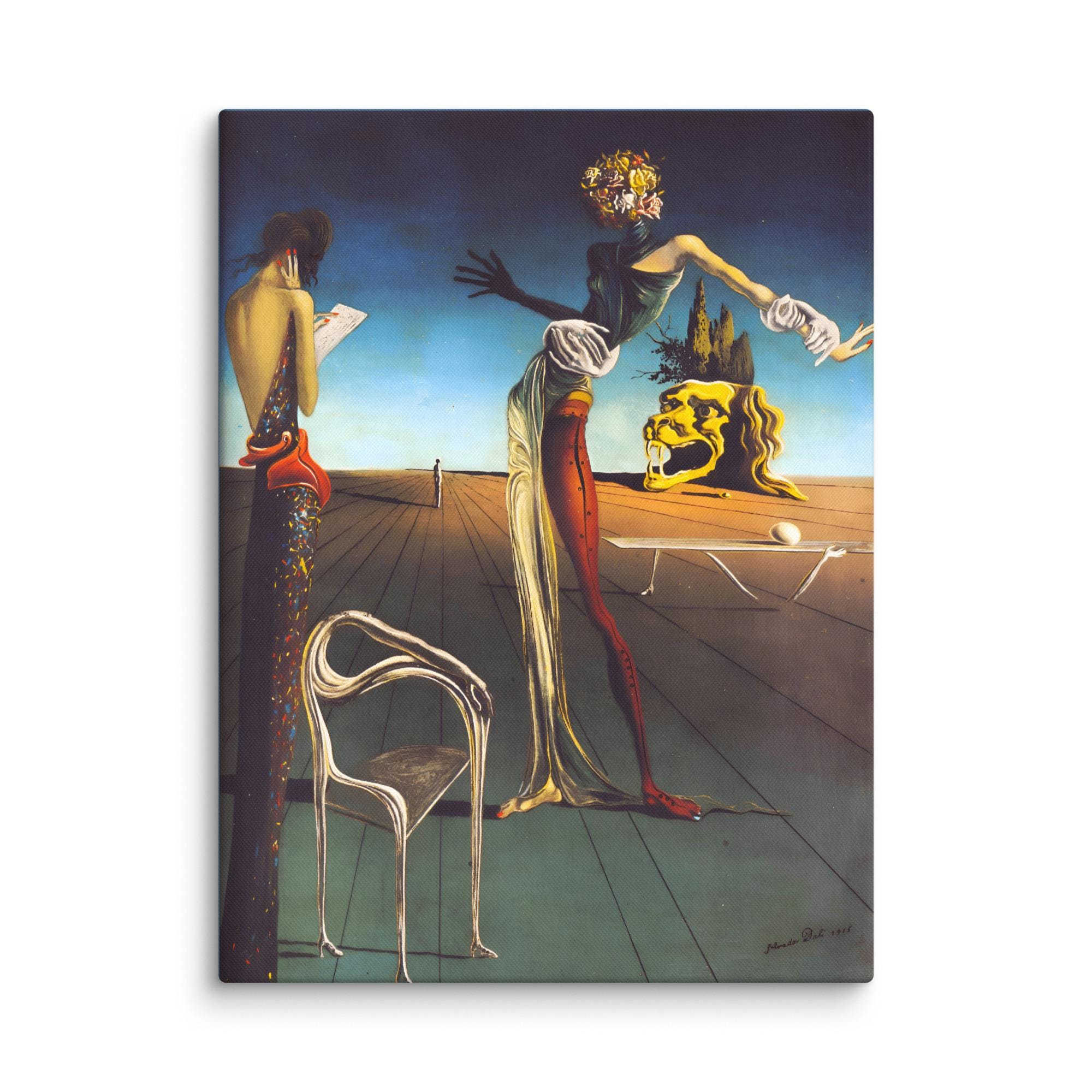 サルバドール・ダリ リトグラフ作品　薔薇の頭の女 薔薇の頭の女、1935 バイ Salvador Dali (1904-1989, Spain) Salvador