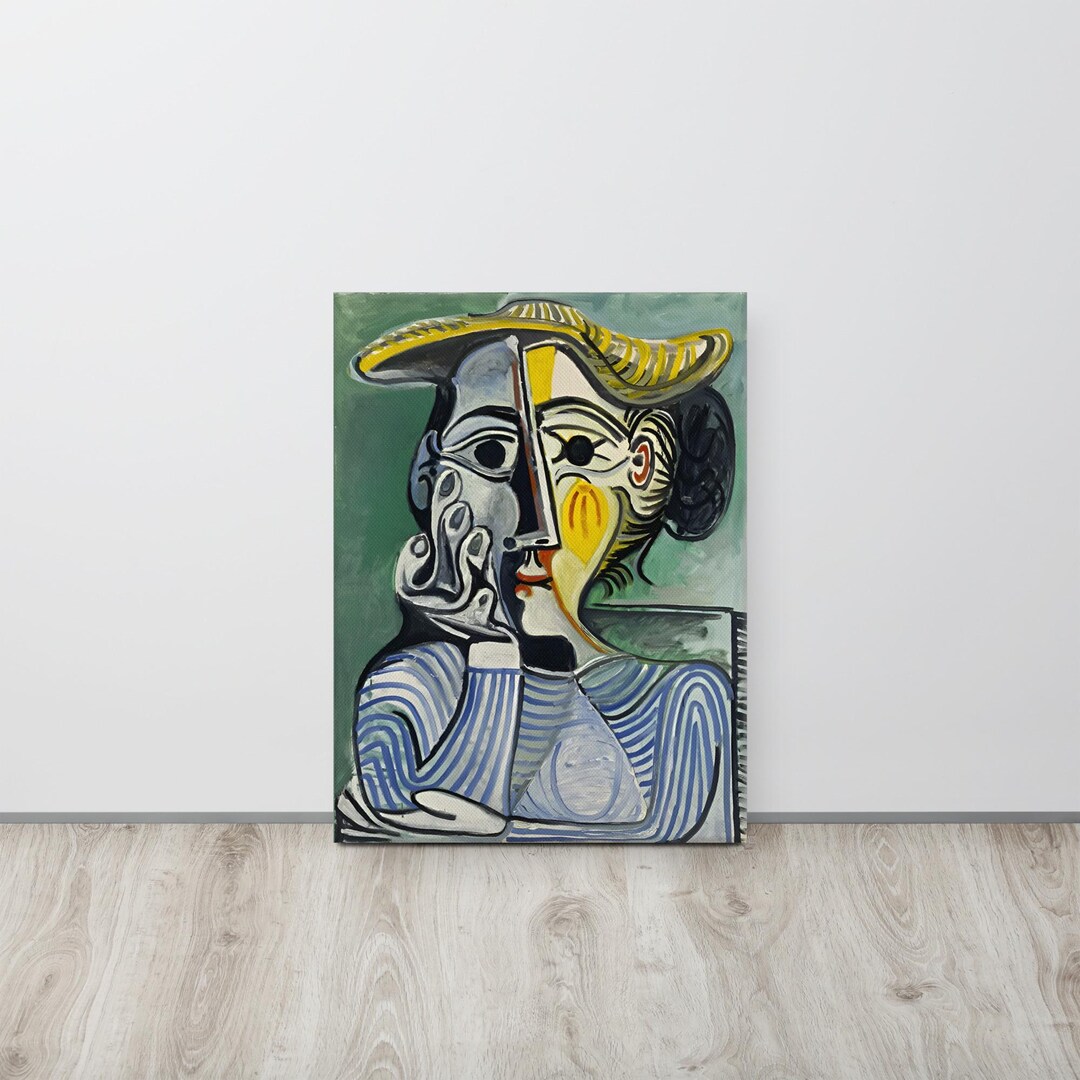Femme Au Chapeau Jaune (woman With a Yellow Hat)--pablo Picasso