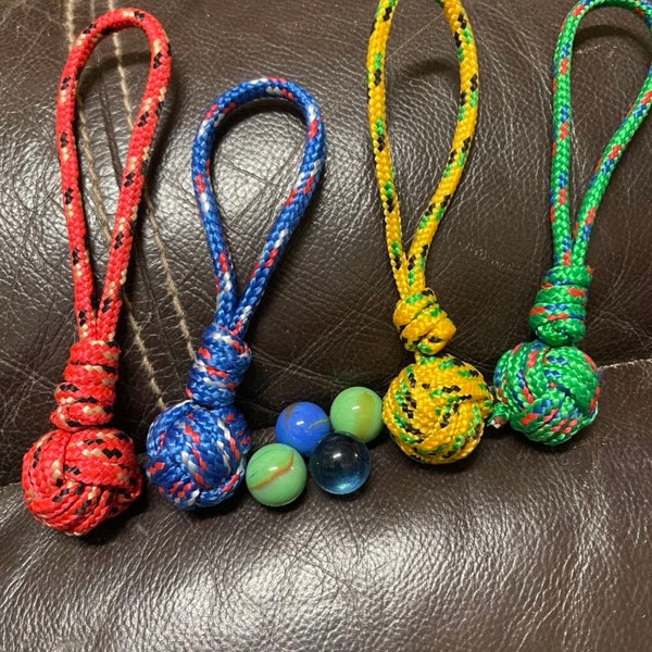 Monkey Fist Keychain Etsy