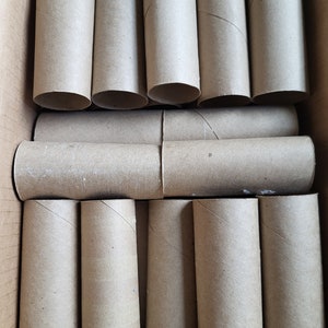 Empty Upcycled Toilet Paper Rolls 98 count