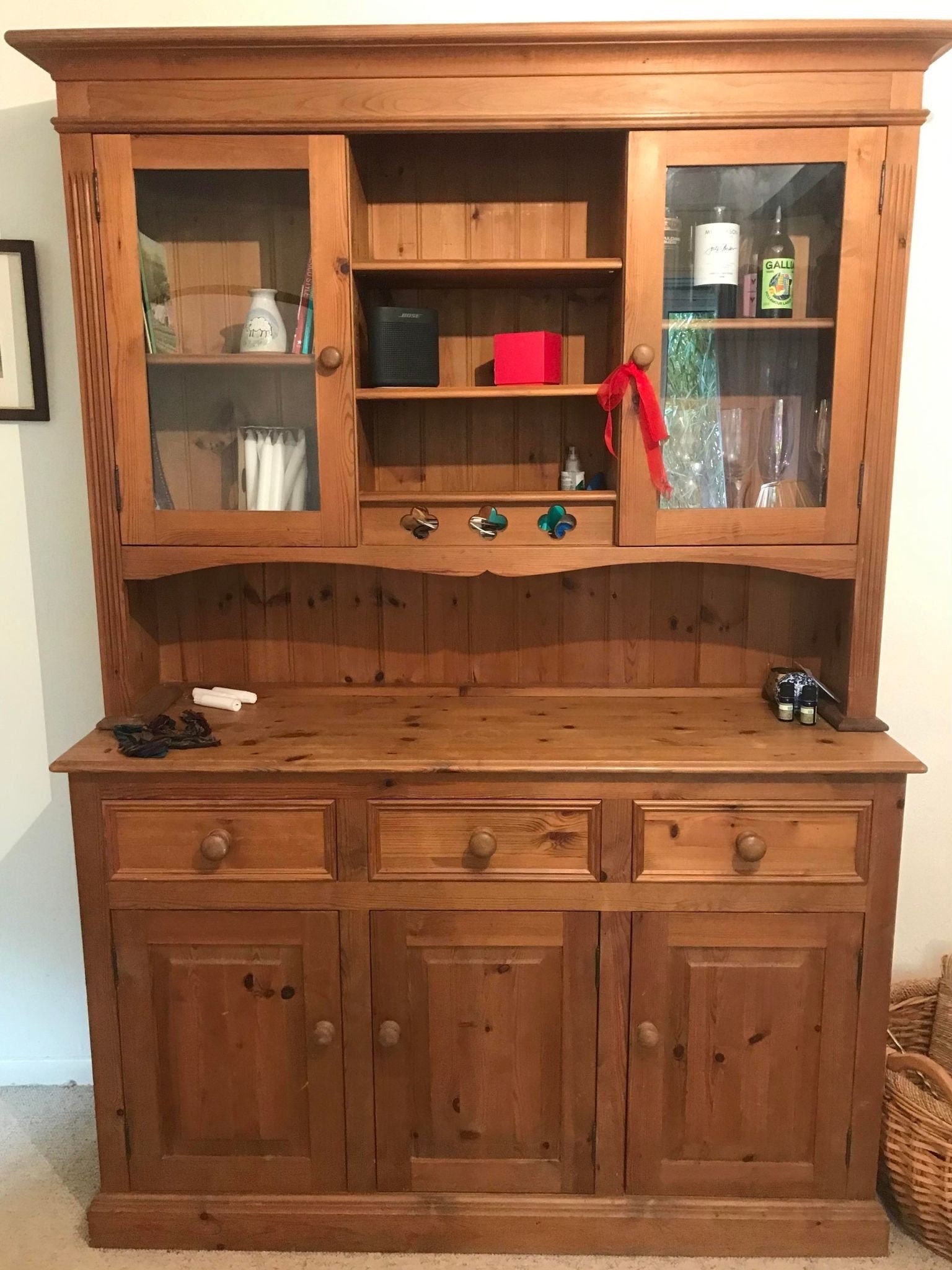 Beautiful Large Antique Pine Dresser - Etsy