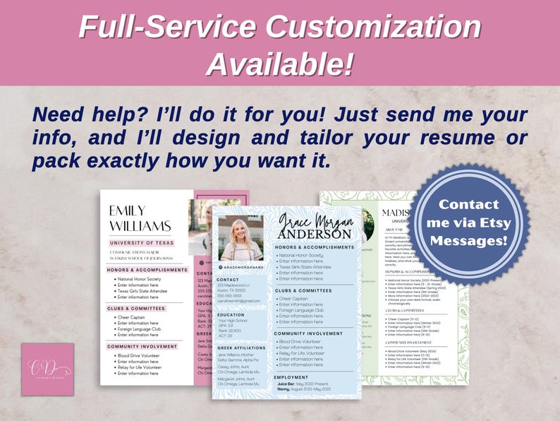 Purple Sorority Resume Template - Il 794xN.6923353185 Mvp3