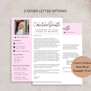 Sorority Resume Template and Cover - Il 300x300.4440688281 Gew6