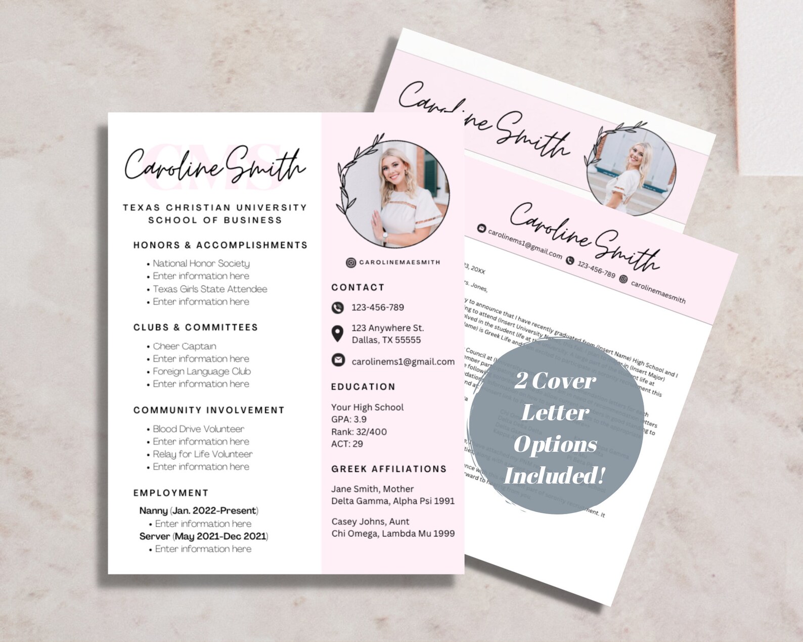 Sorority Resume Template Social Resume Template Sorority Recruitment Sorority Resume Template Social Resume Template Sorority Recruitment