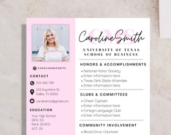 Modello di curriculum per confraternita con lettera di presentazione, curriculum personalizzabile per la selezione del personale (download digitale)