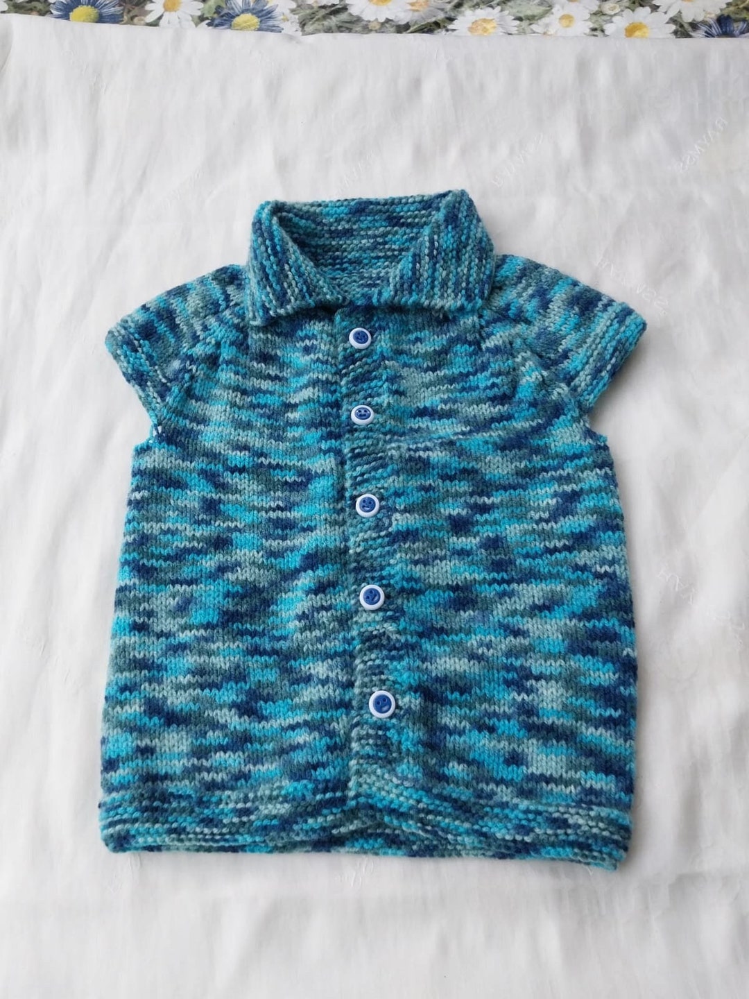 Hand Knitted Wool Baby Sweater Handmade Baby Sweater Etsy