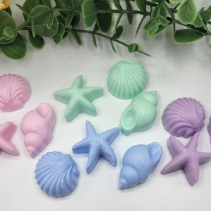 Under the sea soaps, shell, starfish, mini soaps