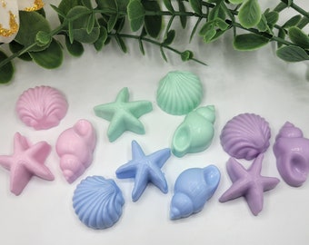 Under the sea soaps, shell, starfish, mini soaps
