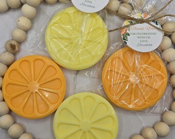 Citrus soap party favors lemon lime orange grapefruit bridal shower wedding favors birthday party kids soap refreshing favors for any occasi