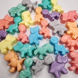Mini Dinosaur Soaps favors Homemade Soaps Party Favors birthday party favors personalized favors