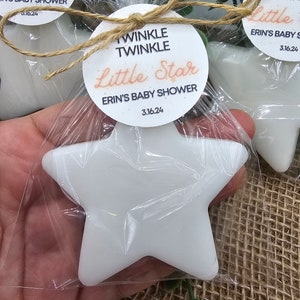 Star soap party favors twinkle twinkle little star favors birthday baby shower gender reveal favors handmade soap favors personalized favors image 6