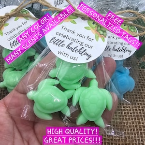 Mini Turtle soap favors turtley greatful for you favors mini soap favors birthday party favors baby shower party favors mini kids soap