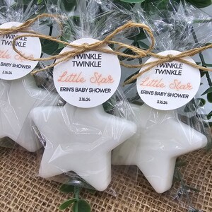 Star soap party favors twinkle twinkle little star favors birthday baby shower gender reveal favors handmade soap favors personalized favors image 10