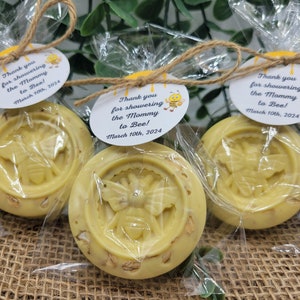 Honey bee soap favors baby shower party favors gender reveal mommy to bee party favors honey soap bee soap