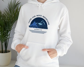 Wiara może przenosić góry Unisex Heavy Blend™ Bluza z kapturem
