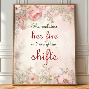 Empowering Women Art Print: Reclaim Your Fire (Digital Download)
