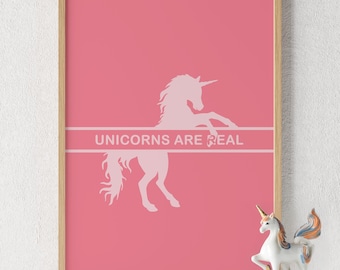 Unicorns Are Real: Magical Fantasy Wall Art for Dreamy Spaces (DIGITAL DOWNLOAD)